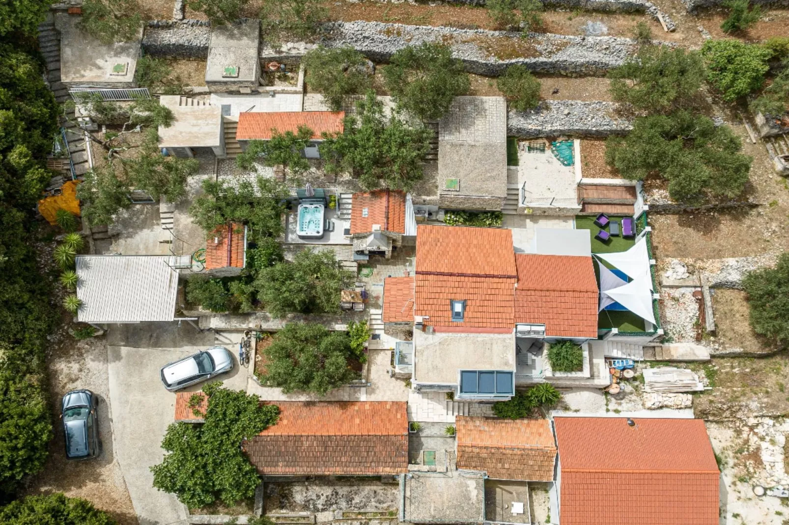 Stone House Blaca - Two Bedroom Stone House with Terrace and Sea View-View