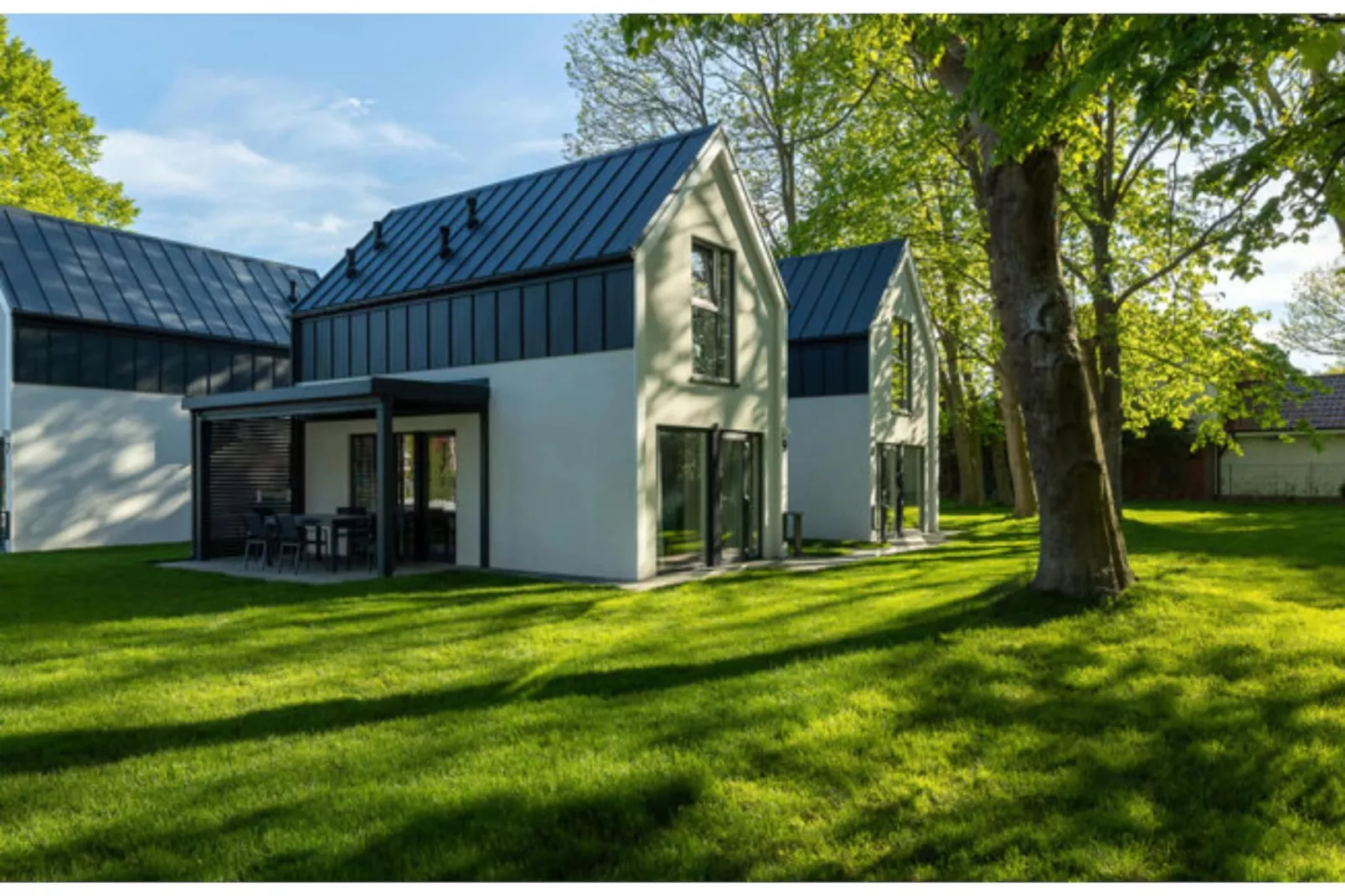 Villa Hoff Ferienhäuser Domek 4 Pers-Außenbereich Sommer