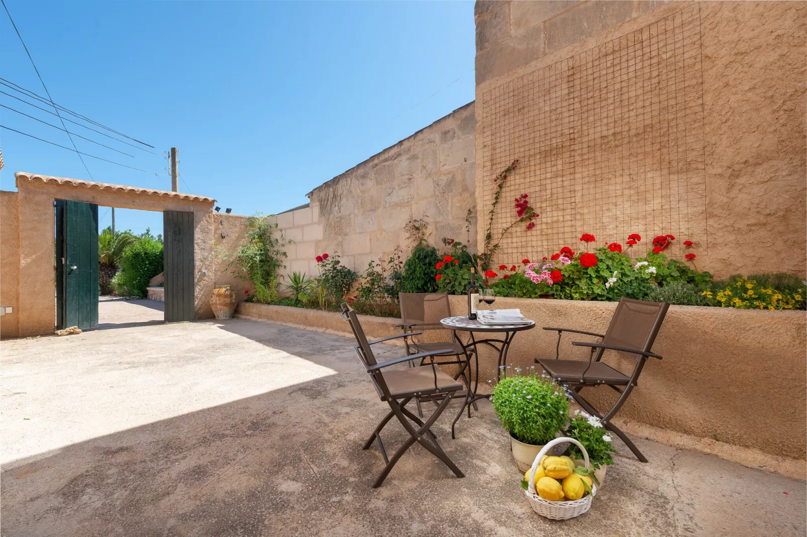 Ses Barreres-Terrace balcony