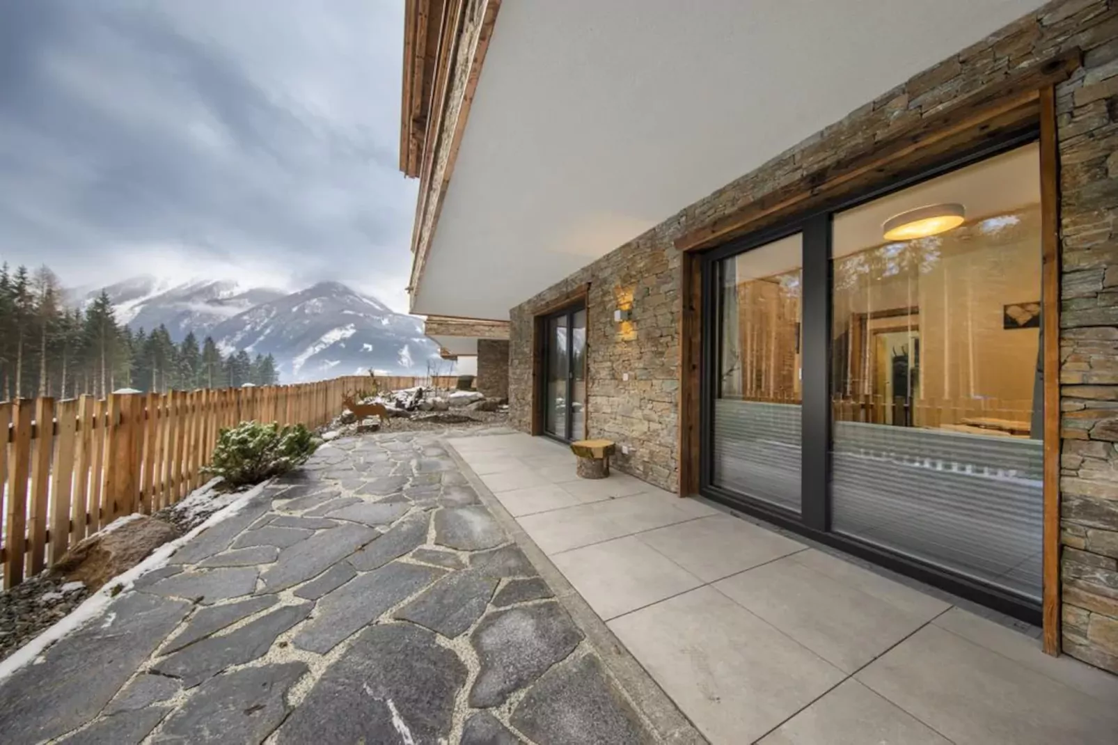 Nationalpark Chalet Keeseck-View in winter