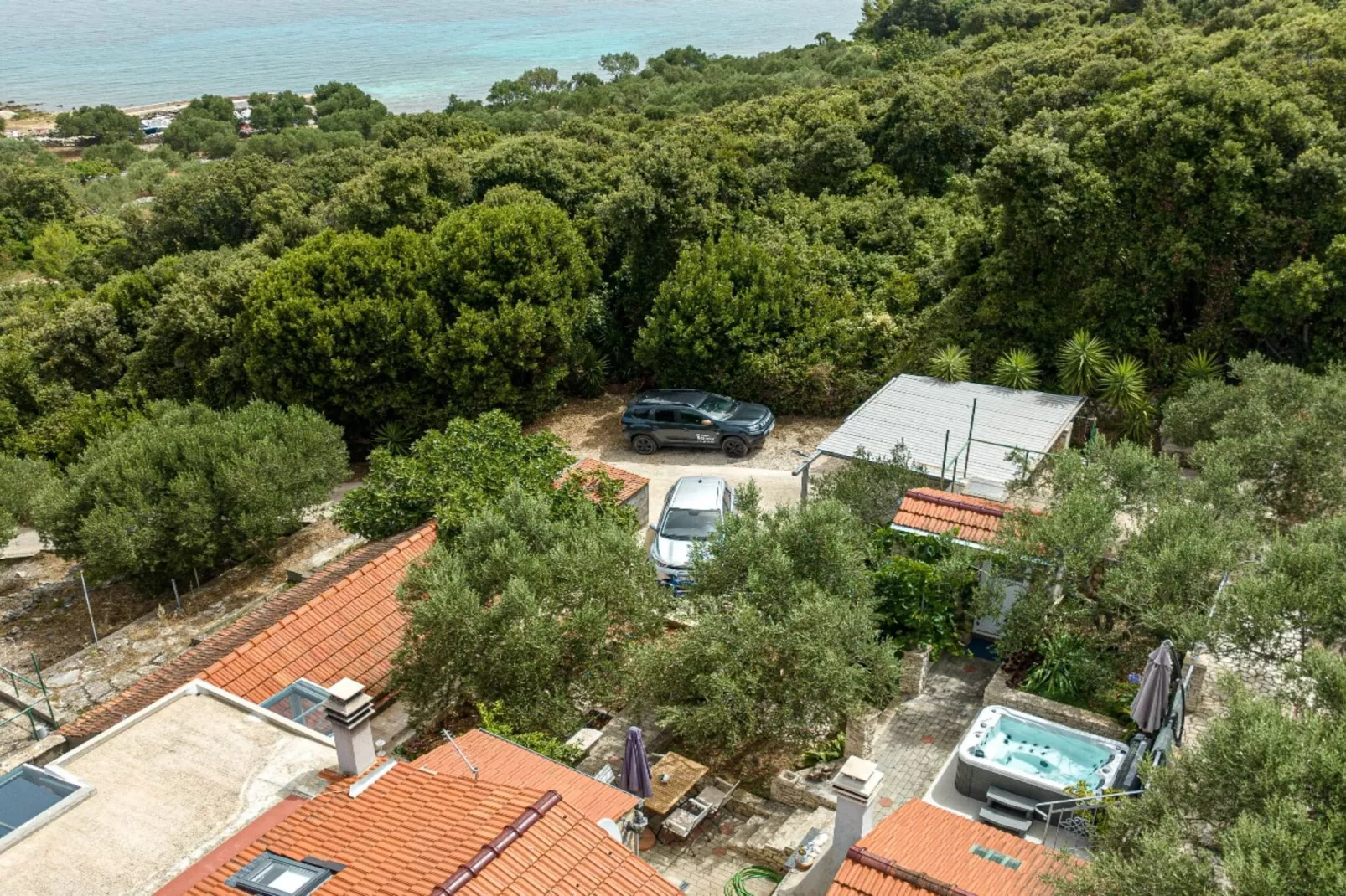 Stone House Blaca - Two Bedroom Stone House with Terrace and Sea View-View