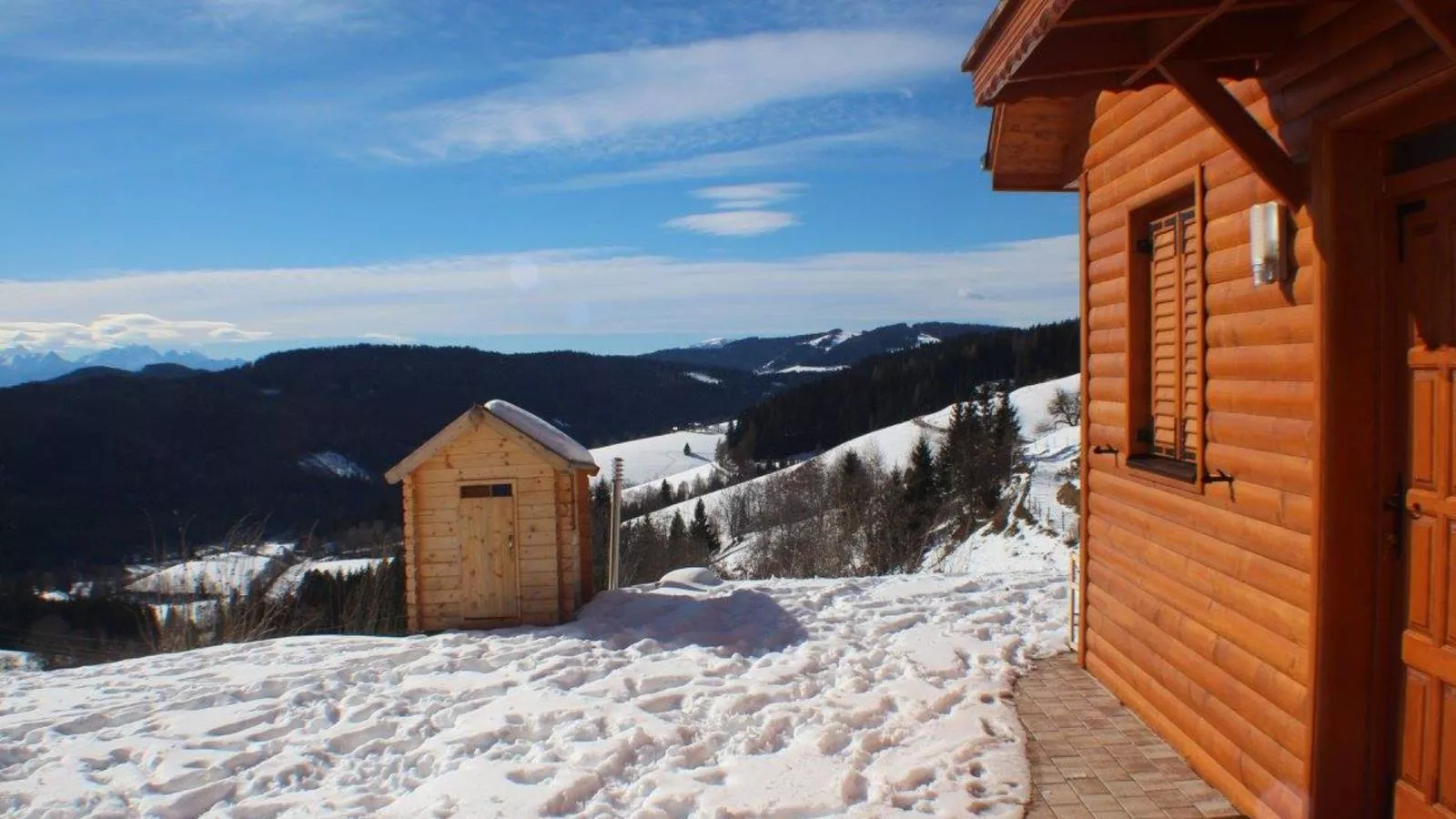 Sternenchalet-Aussicht Winter