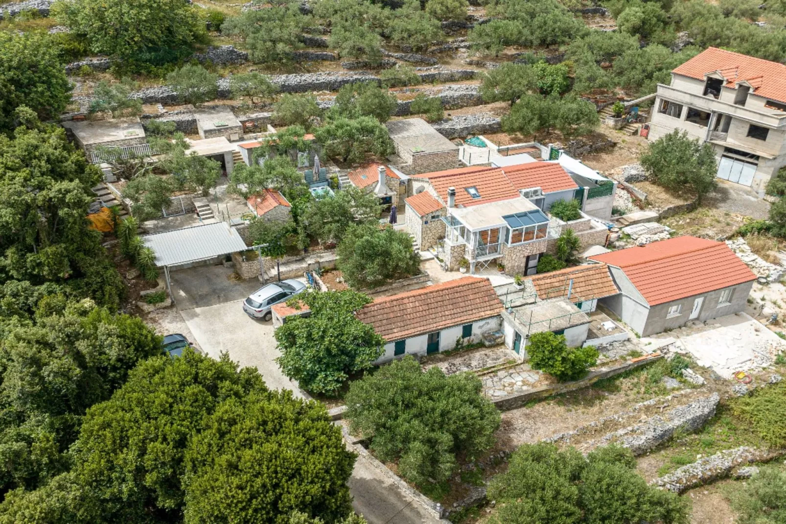 Stone House Blaca - Two Bedroom Stone House with Terrace and Sea View-View