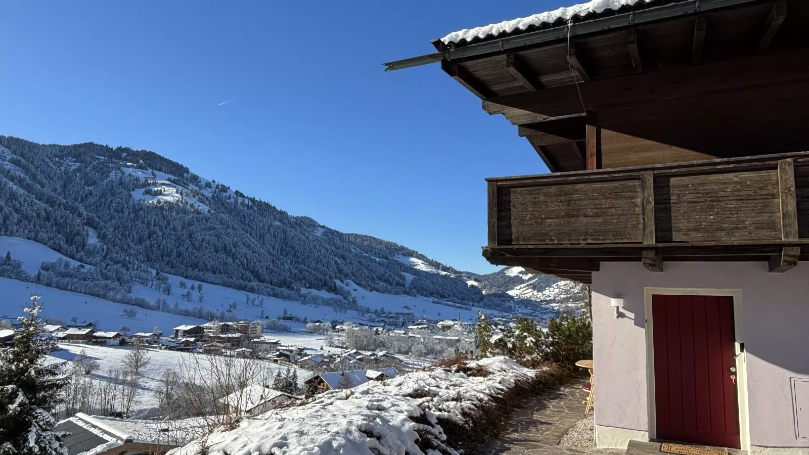 Kitzbüheler-Alpen Chalet-Aussicht Winter