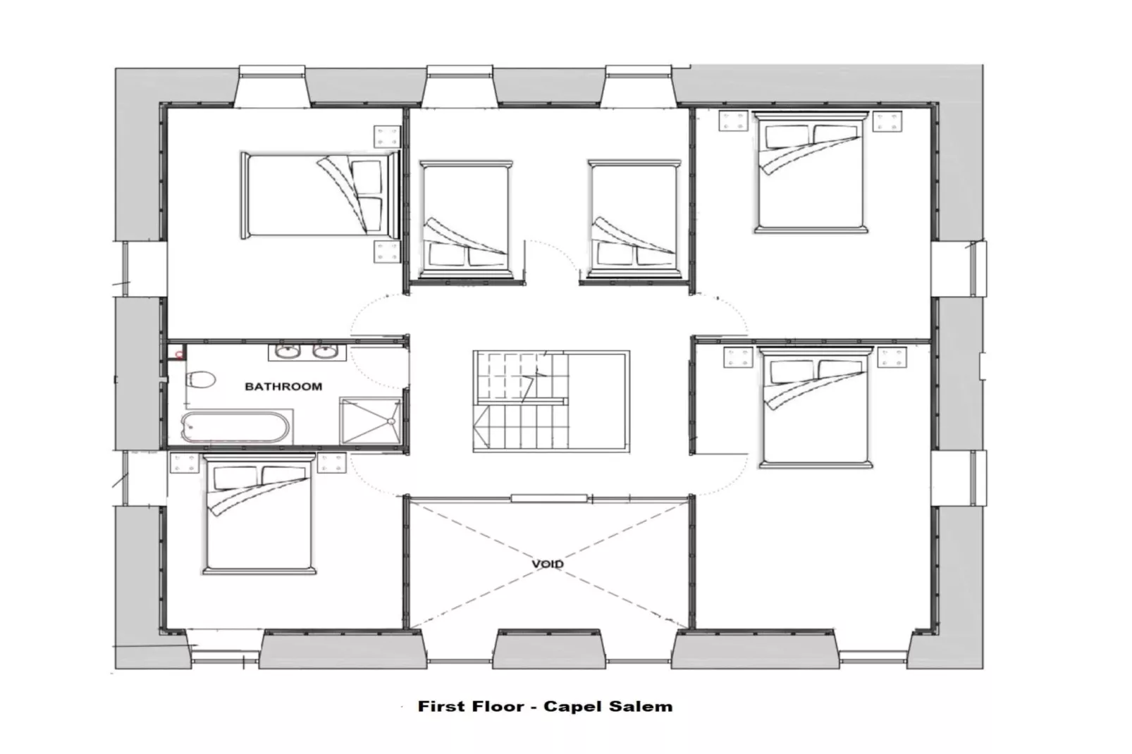Capel Salem-Floor plan