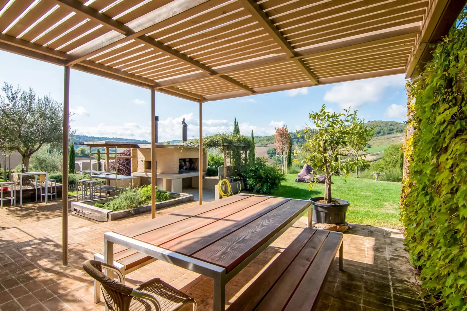La Gualchiera-Terrassenbalkon