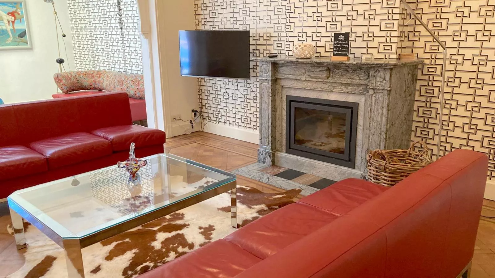 La Maison Bleue Ronse-Living room