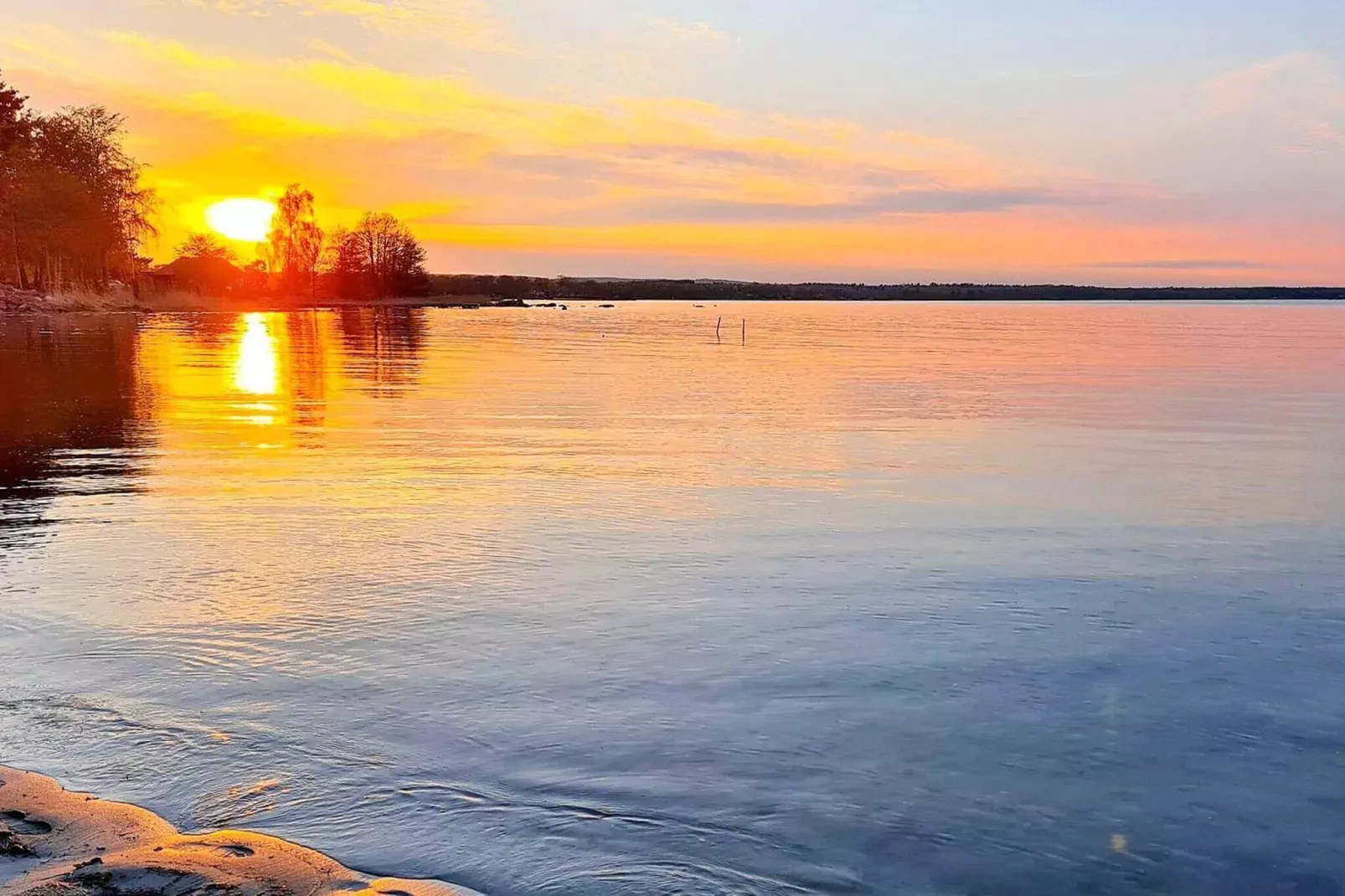 7 person holiday home in SÖLVESBORG-By Traum-Water view