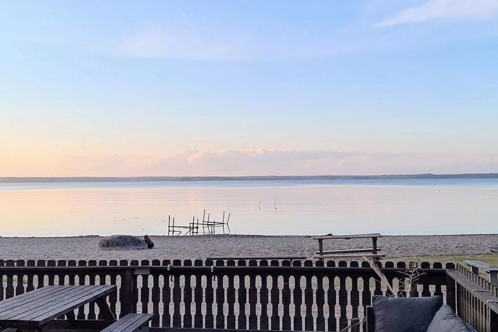 7 person holiday home in SÖLVESBORG-By Traum-Water view