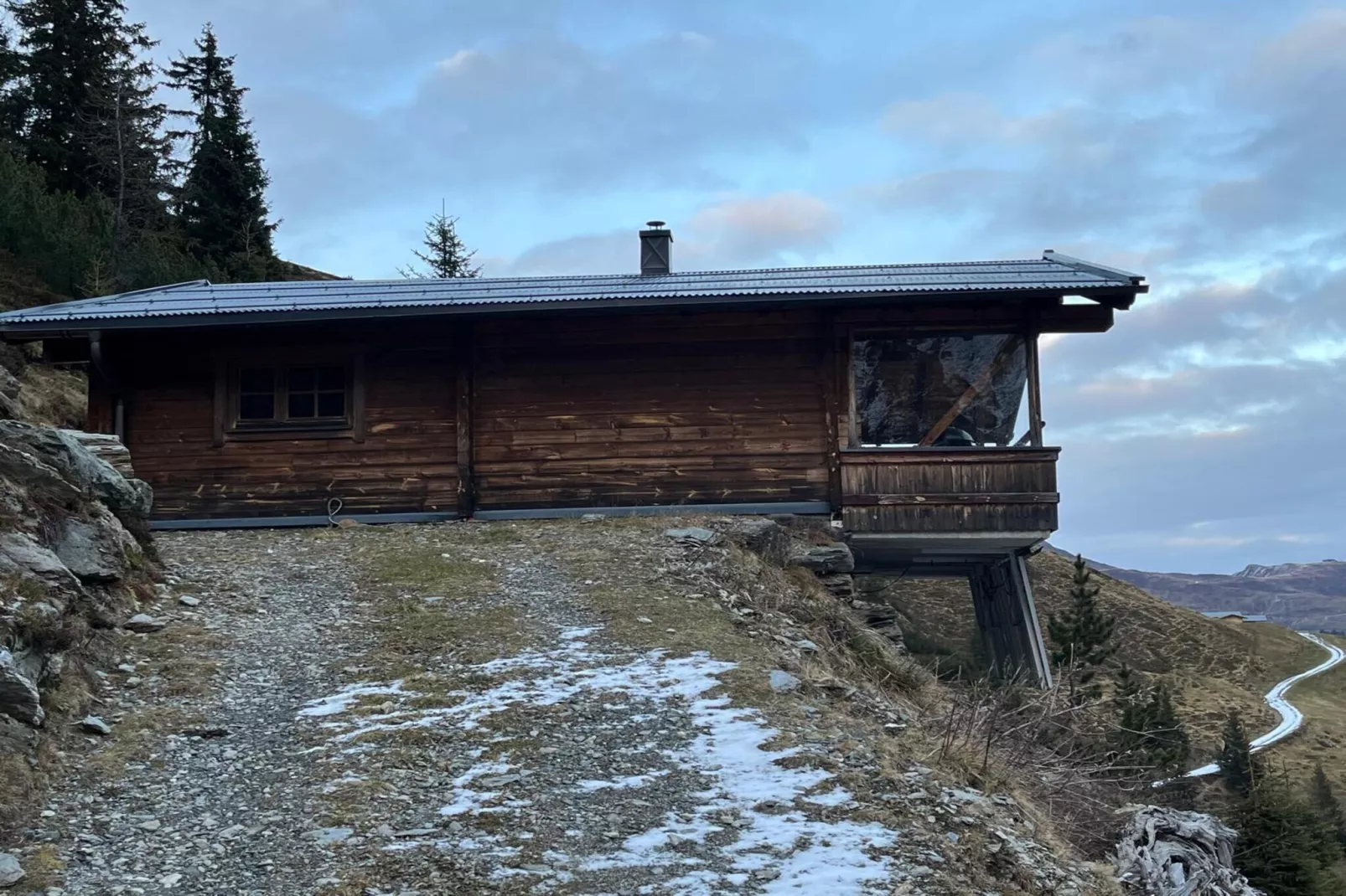 Edelweisshütte-Garten Winter