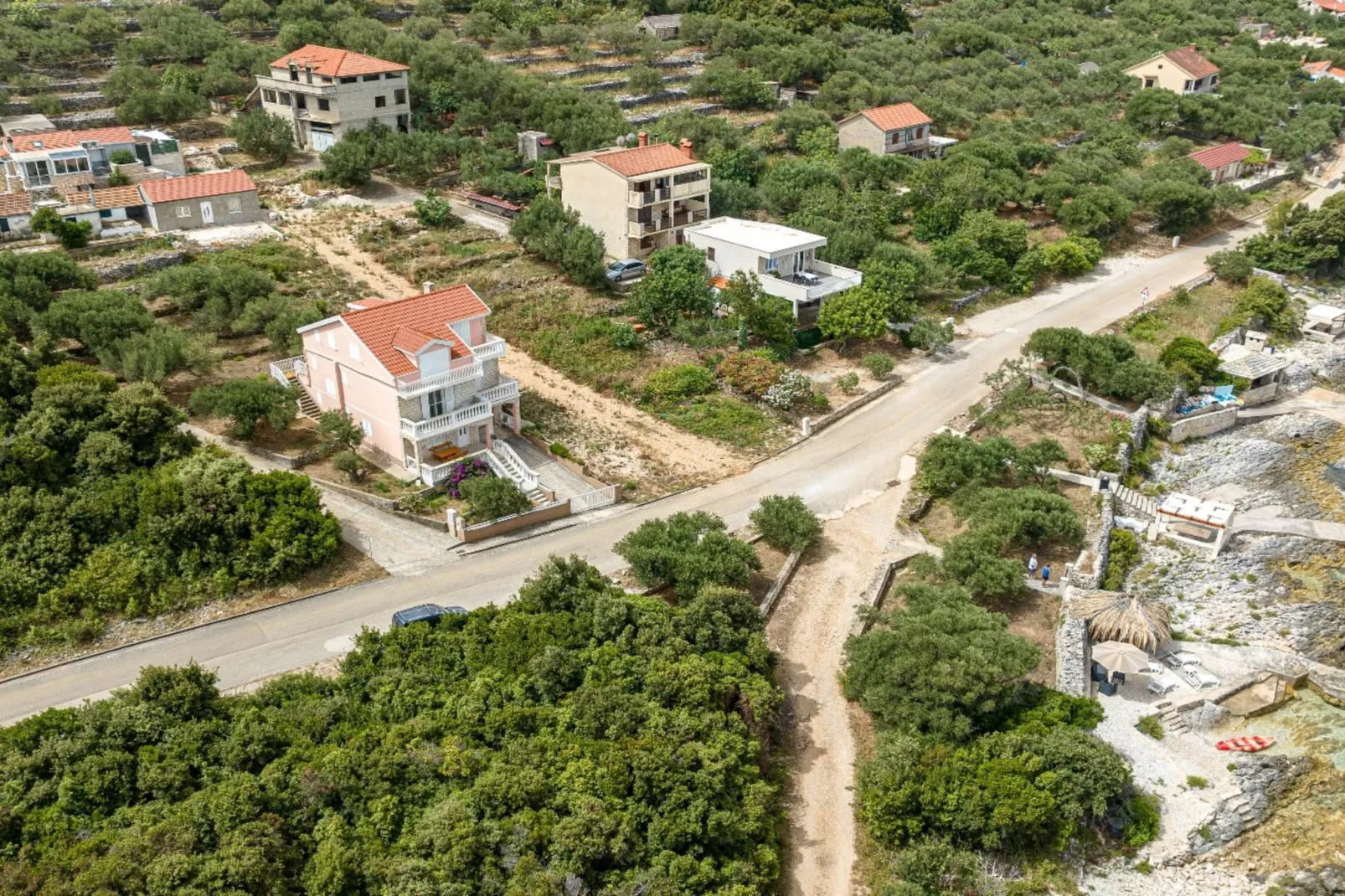 Stone House Blaca - Two Bedroom Stone House with Terrace and Sea View-View