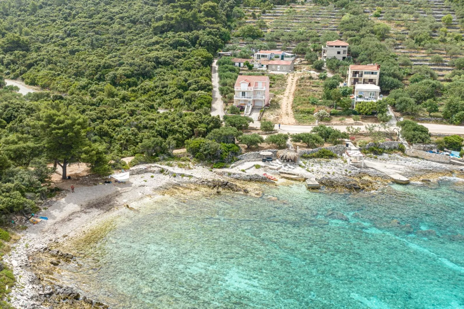 Stone House Blaca - Two Bedroom Stone House with Terrace and Sea View-View
