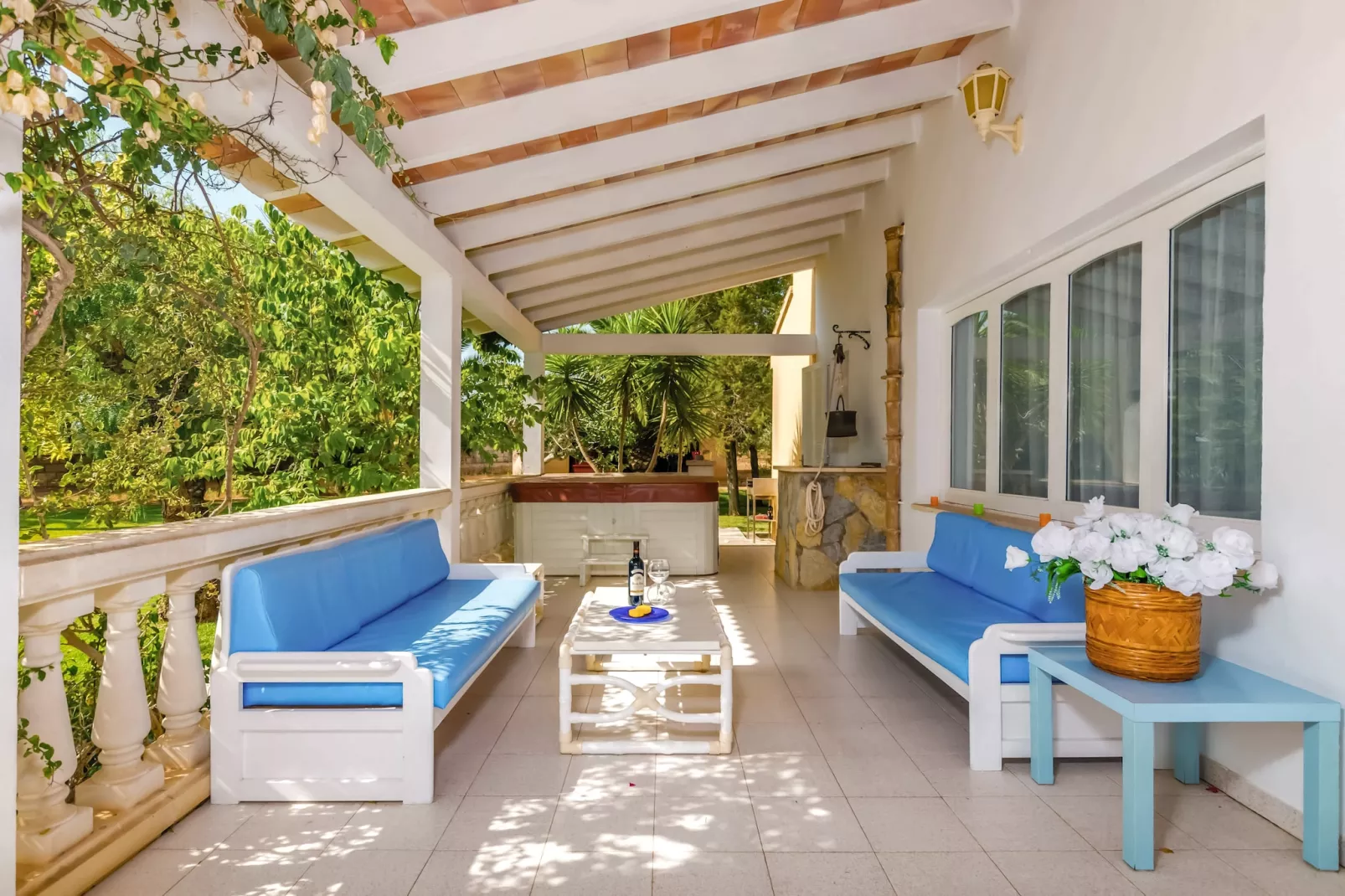 Casa Bonita (ses Salines)-Terrassenbalkon