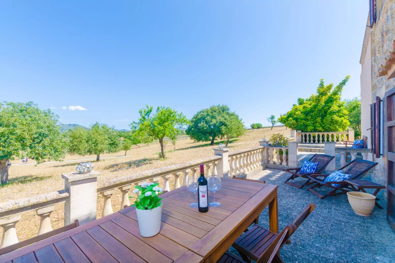 Finca Can Setri-Terrace balcony