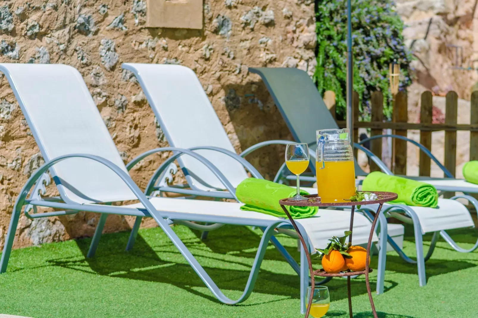 Finca Can Maria Costitx-Gardens summer