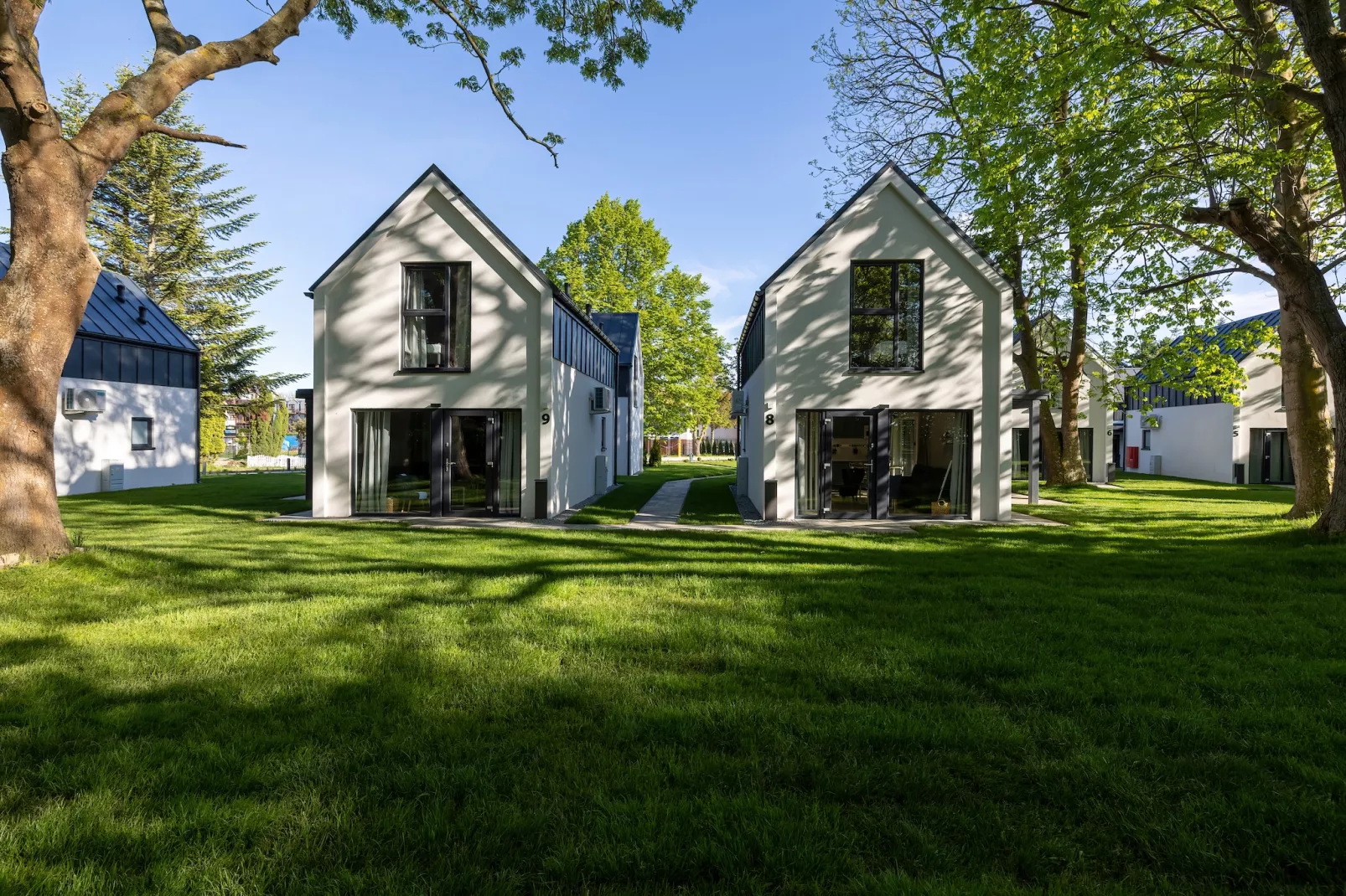 Villa Hoff Ferienhäuser Domek 4 Pers-Außenbereich Sommer