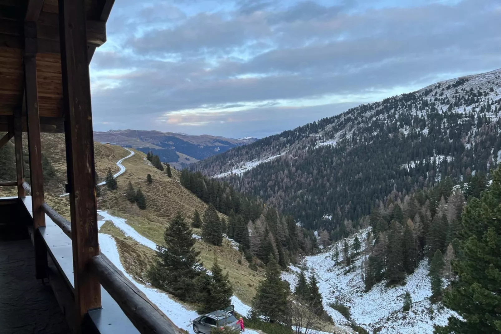 Edelweisshütte-Aussicht Winter