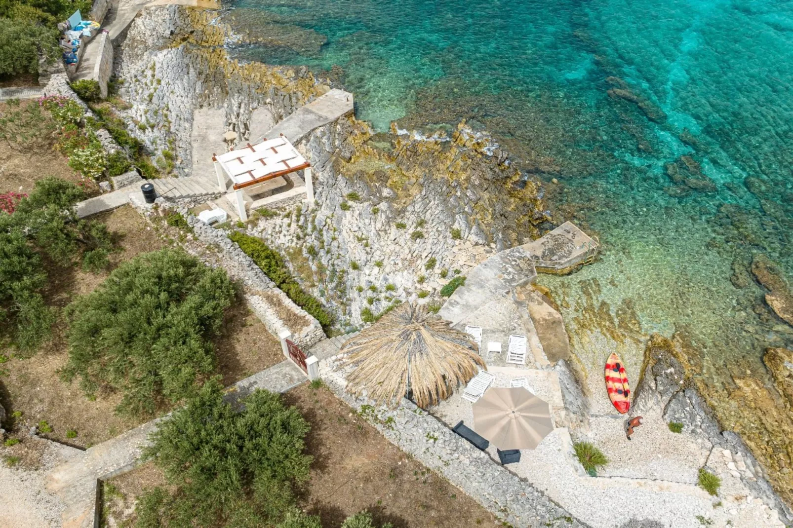 Stone House Blaca - Two Bedroom Stone House with Terrace and Sea View-View