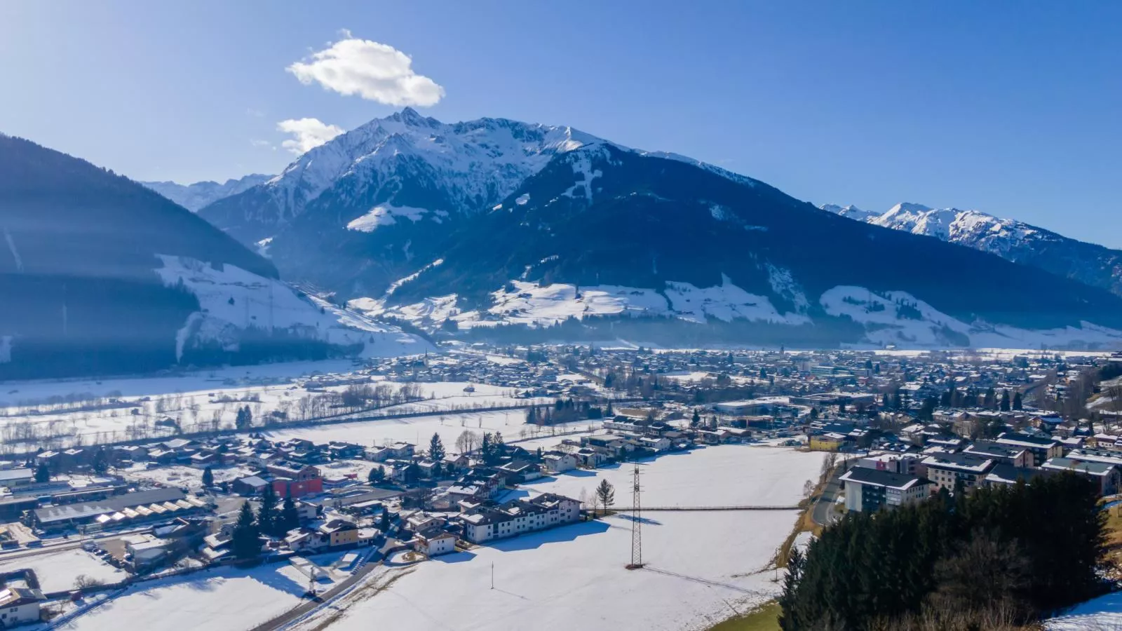 Unterrainhof-Aussicht Winter