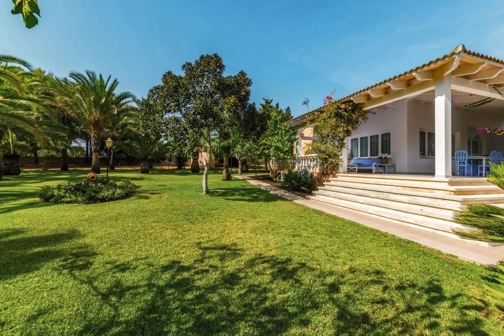 Casa Bonita (ses Salines)-Gärten Sommer