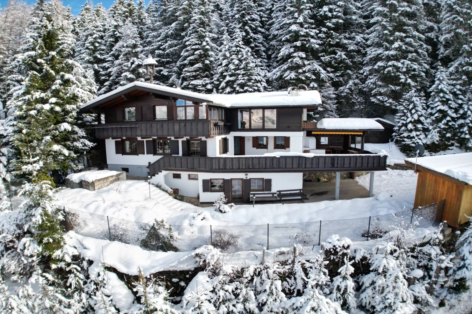 Landhaus Waldhof am Großvolderberg-Außenbereich Winter