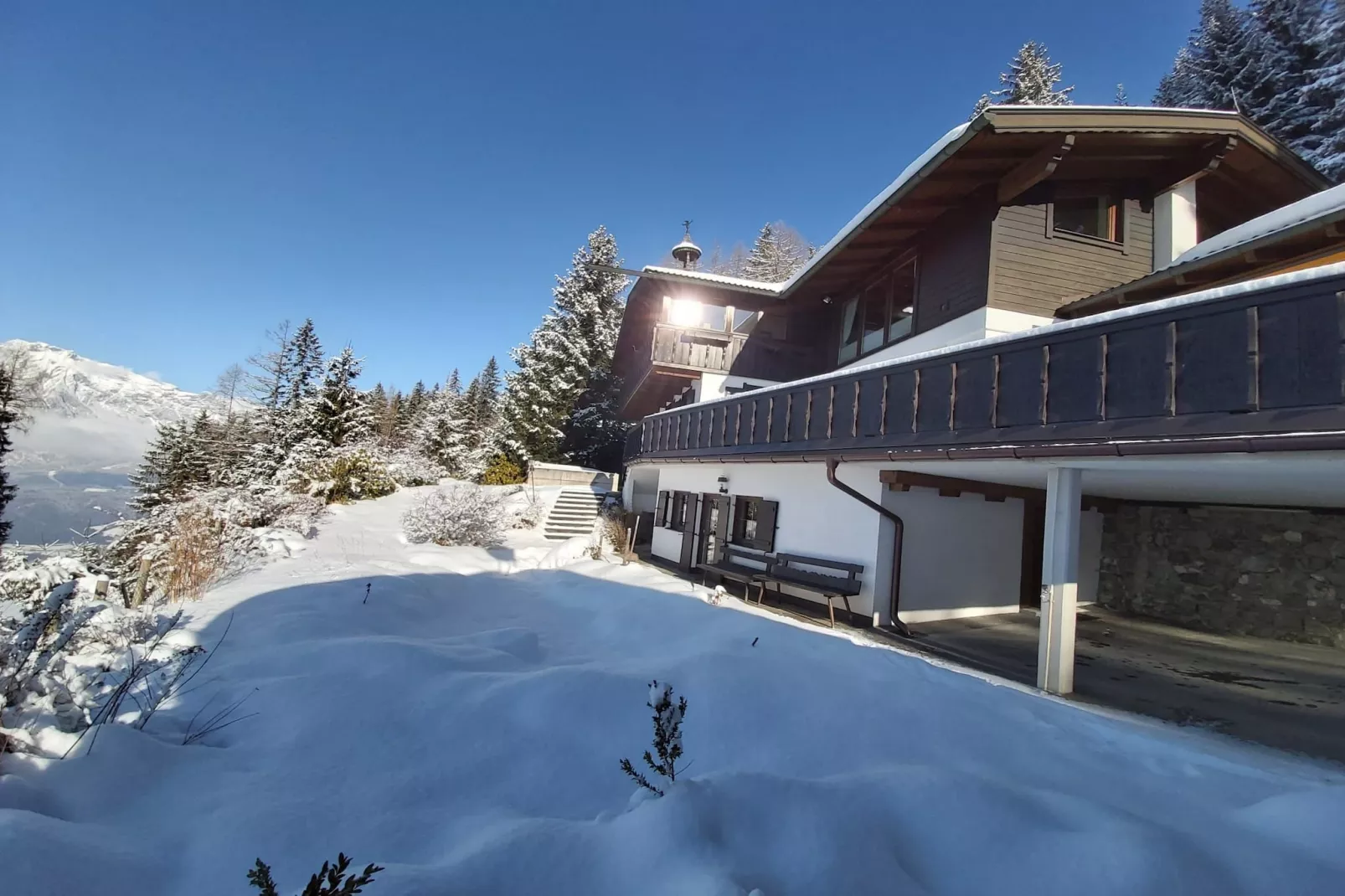 Landhaus Waldhof am Großvolderberg-Garten Winter