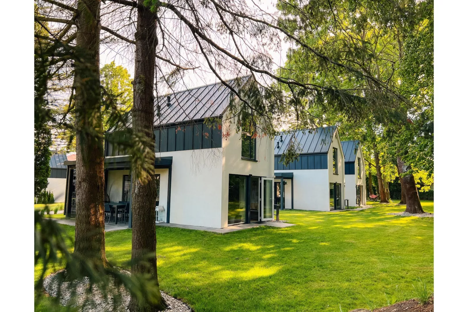 Villa Hoff Ferienhäuser Domek 4 Pers-Außenbereich Sommer