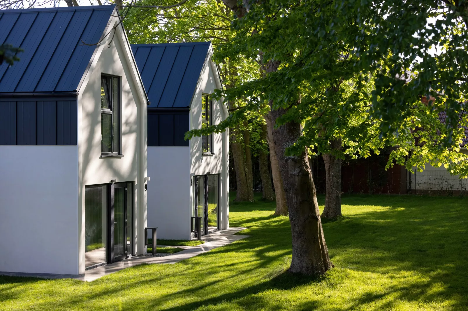 Villa Hoff Ferienhäuser Domek 6 Pers-Außenbereich Sommer