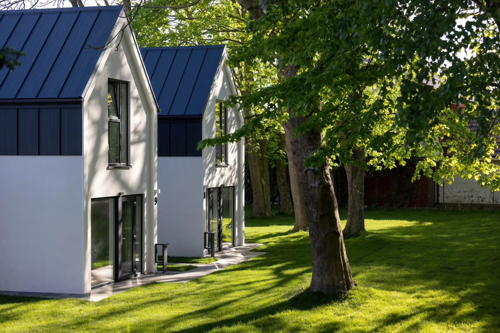 Villa Hoff Ferienhäuser Domek 4 Pers-Außenbereich Sommer