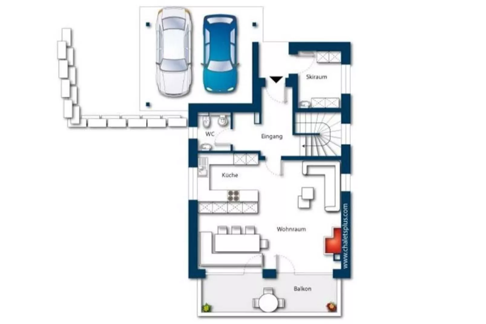 Nationalpark Chalet Schneespitze-Floor plan
