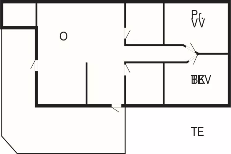 4 person holiday home in Thisted-Floor plan