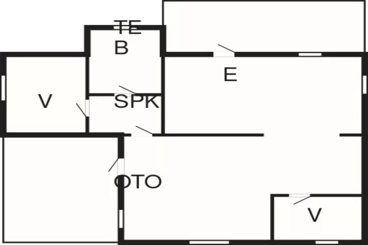 6 person holiday home in Hadsund-Floor plan