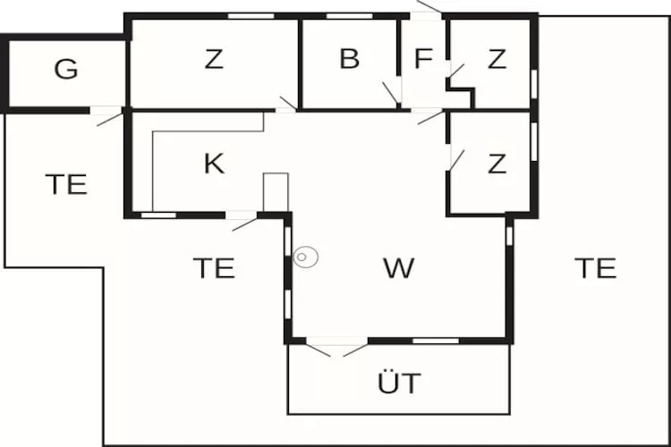 6 person holiday home in Lemvig-Floor plan