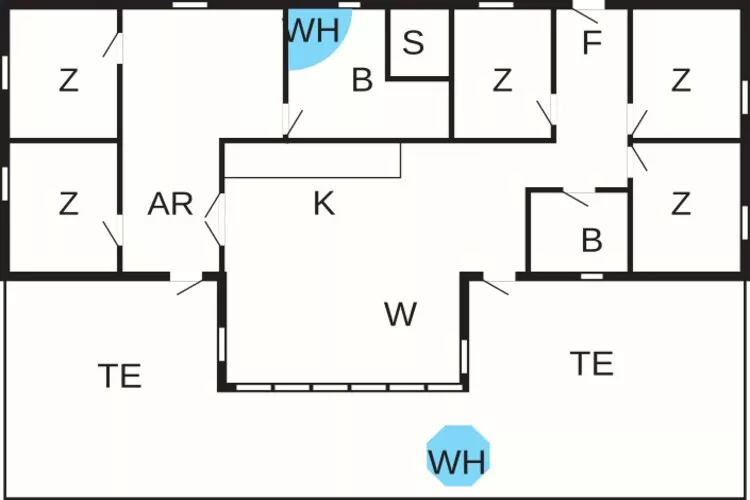 14 Personen Ferienhaus in Væggerløse-Grundriss
