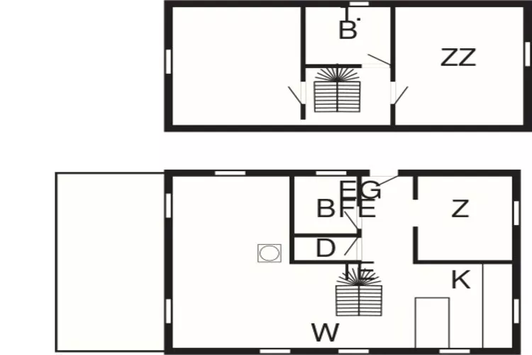 6 person holiday home in Ulfborg-Floor plan