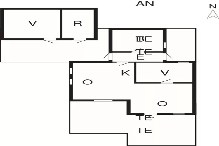 5 person holiday home in Lemvig-Floor plan