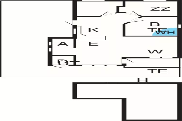 6 person holiday home in Humble-Floor plan