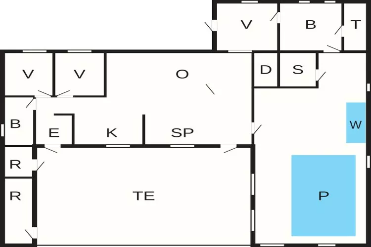 10 person holiday home in Hadsund-Floor plan