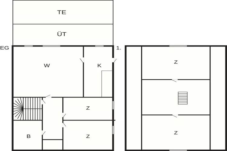 8 person holiday home in Urangsvåg-Floor plan
