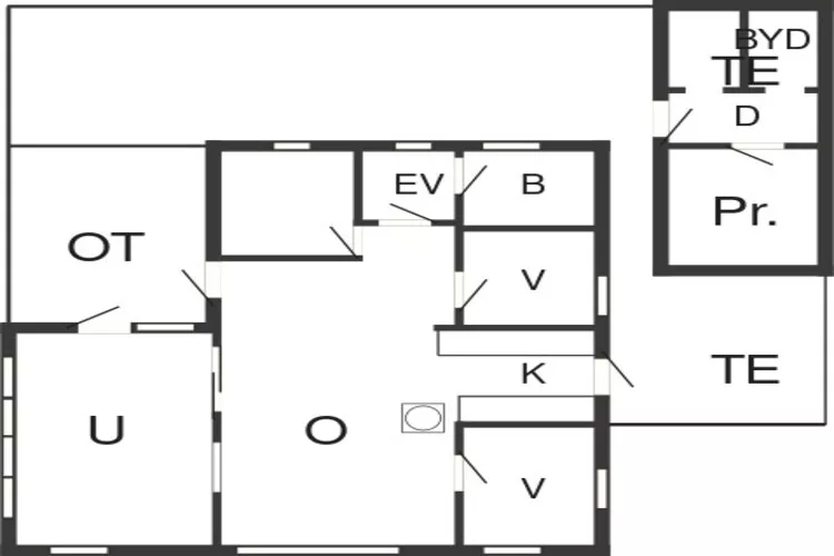 6 person holiday home in Sæby-Floor plan
