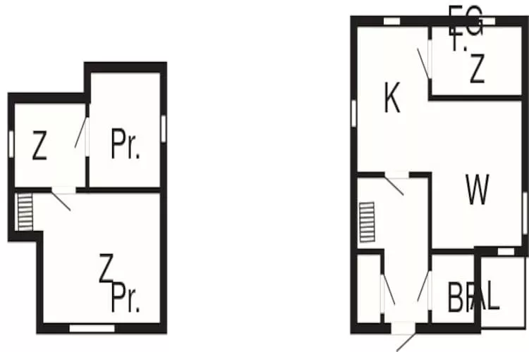 6 Personen Ferienhaus in ED-Grundriss