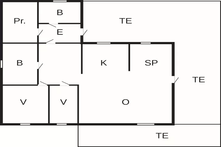 4 person holiday home in Botnhamn-Floor plan
