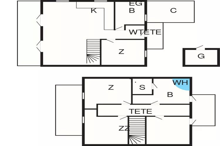 8 person holiday home in Gjern-Floor plan