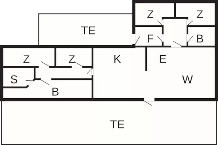 Cozy Dog-Friendly Cottage near Coast-By Traum-Floor plan