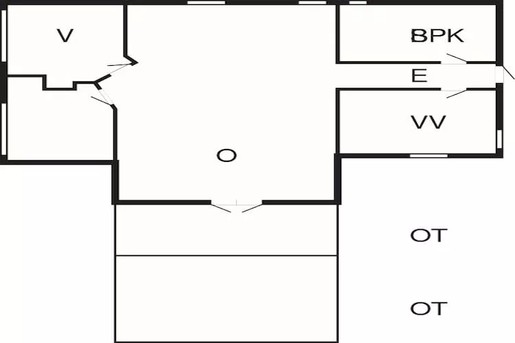 6 person holiday home in Ansager-Floor plan