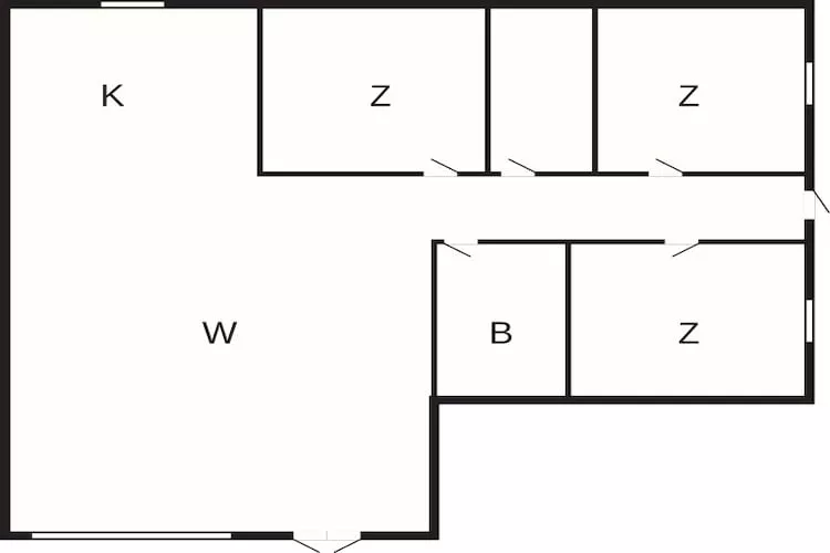 Tranquil Thatched Cottage on Romo-By Traum-Floor plan