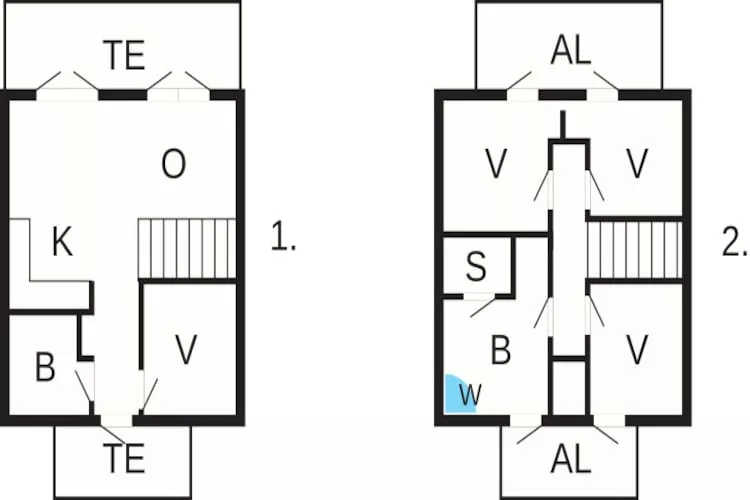 8 Personen Ferienhaus in Gjern-Grundriss