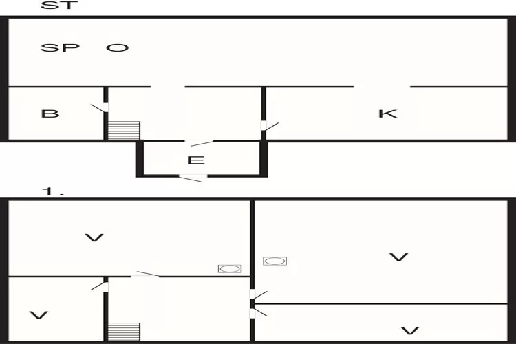 6 person holiday home in øystese-Floor plan