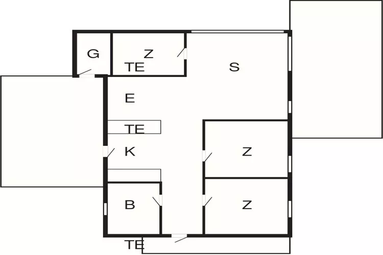 Maison de vacances pour 6 a Frederikshavn-Plan