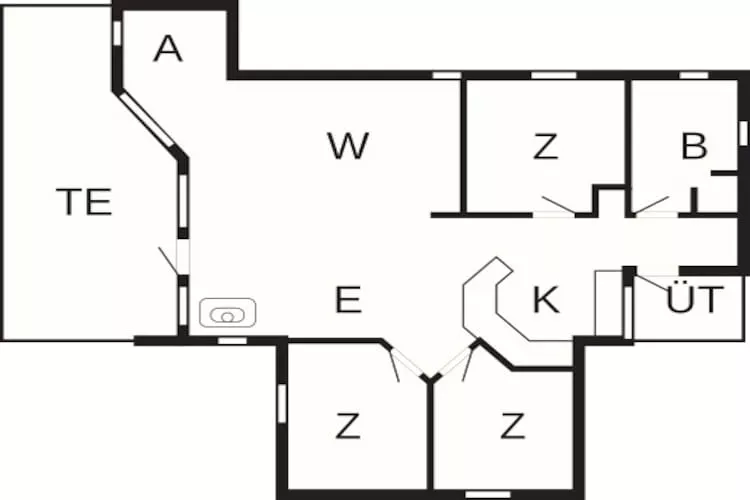 Cozy Retreat in Rorvig Haven-By Traum-Floor plan